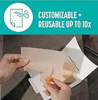 Vista 5 de Burn Scar Pro™ Hojas de silicona para cicatrices con protector solar – Descoloran cicatrices, queloides y cicatrices de cirugía – Parches