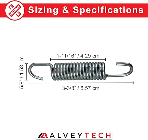Miniatura 5 de AlveyTech Mini Bike Kickstand Spring - Para Monster Moto MM-B80 80 cc, Motovox MBX10 y MBX11, Baja Doodle Bug - Mini Bike Kick Stand Return Spring