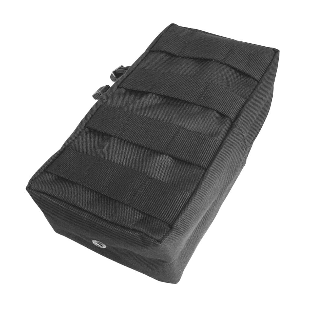 Tactical Molle Pouch Belt Waist Bag Military Waist Fanny Pack Pocket Black-image-26