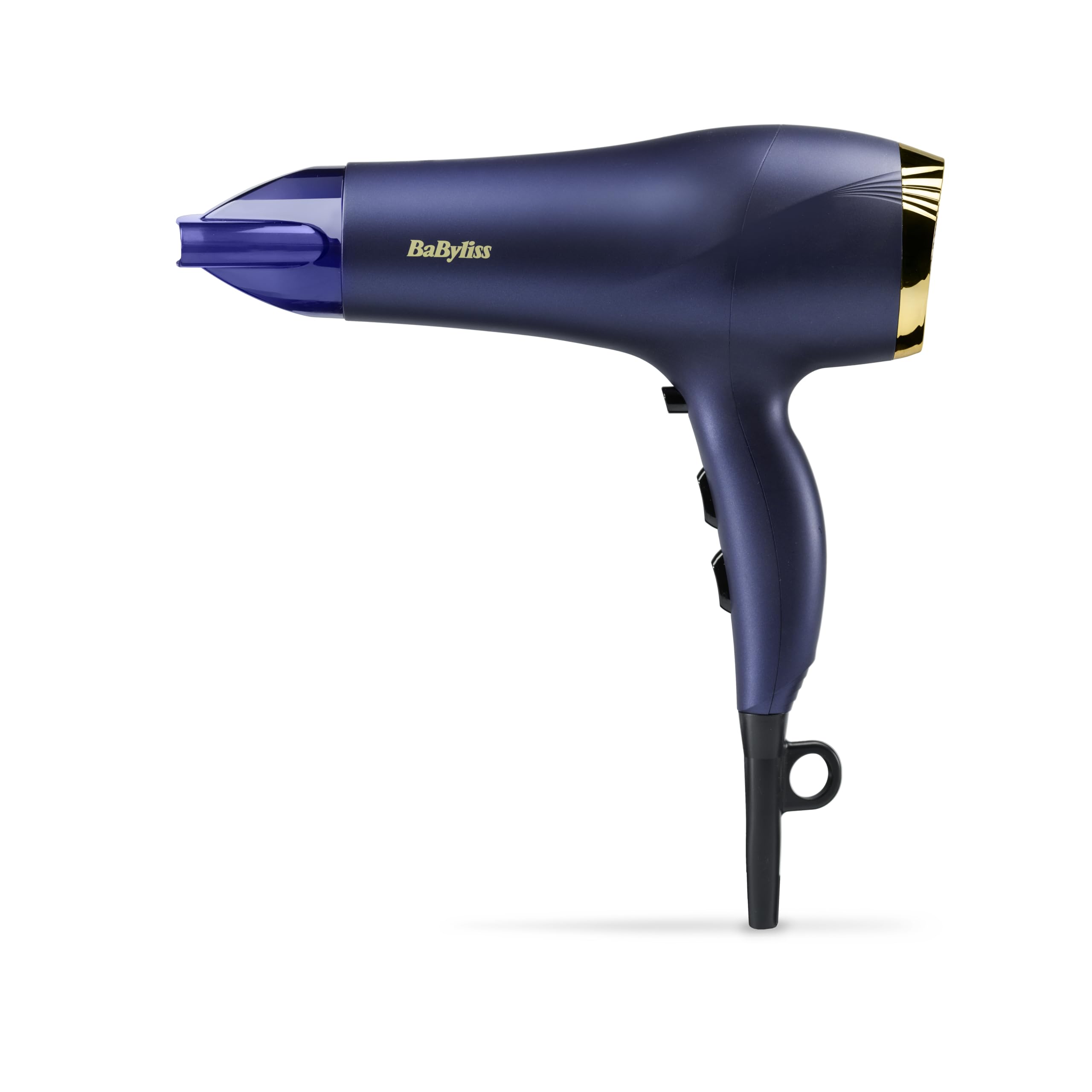 BaByliss Haartrockner Midnight Luxe – Leistungsstarker 2300W Föhn, Anti-Frizz Ionen-Technologie, schnelles Trocknen, professionell und leicht, 3 Heizstufen & 2 Geschwindigkeitsstufen, 5781PE