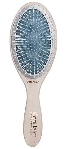 Miniatura 8 de Olivia Garden ecohair Paddle ecológico bambú cepillo para polvo de pelo