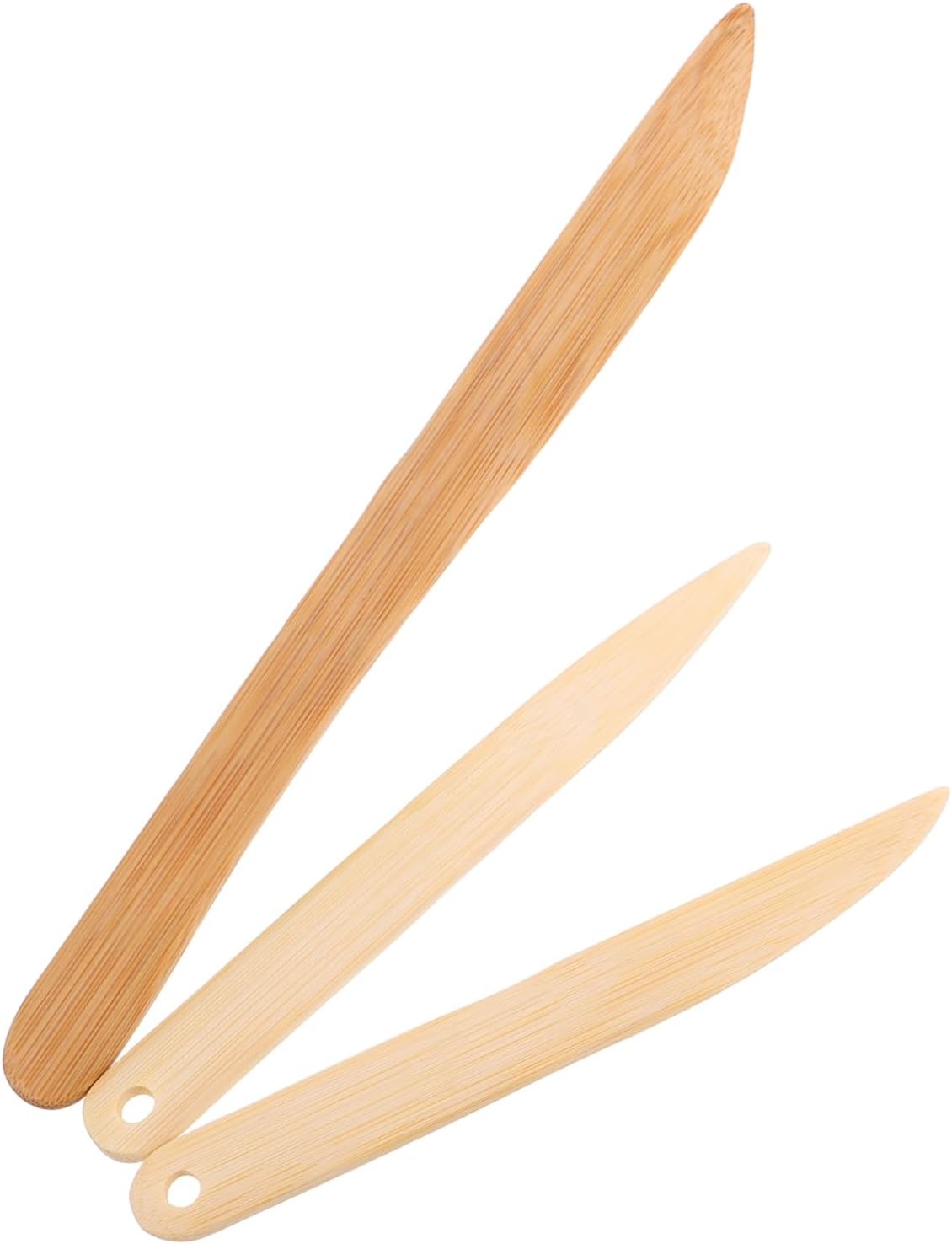 3pcs Retro Style Wooden Handle Calligraphy Rice Paper Knife Ergonomic Craft Paper Cutter for Chinese Papercuts Artistic Tool