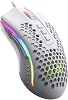 Redragon M808 Storm Lightweight RGB Gaming Mouse 85g Ultra Light Shell - 12,400 DPI Optical Sensor - 7 Programmable Buttons - Precise Registration - Super Light Cable - White