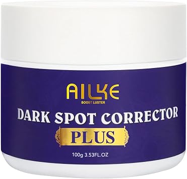 AILKE Dark Spot Corrector Plus Face Cream, Clean Skin With Collagen, Niacinamide, Double Glutathione, Whitening Cream for Face, Body, 100 ml Pack of 1