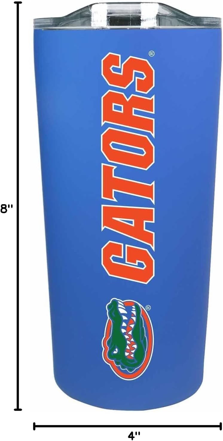 Campus Colors NCAA Stainless Steel Tumbler perfect for Gameday - 18 oz - Double Walled - Keeps Drinks Perfectly Insulated (Florida Gators - Royal) - Image 7