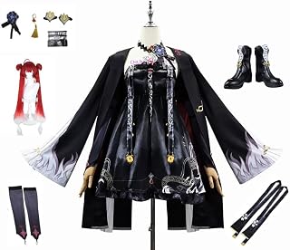 鳴潮 夢州 鎖暝（サメイ）コスプレ衣装+靴+ 髪飾り+ウィッグ