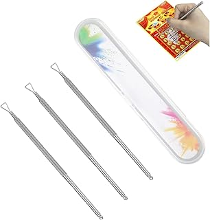 3PCS Metal Lottery Ticket Scratcher Pens – Ergonomic Scratch Off Tool for Lottery Tickets & Gift Cards – Silver – Nail-Safe, Portable & Durable