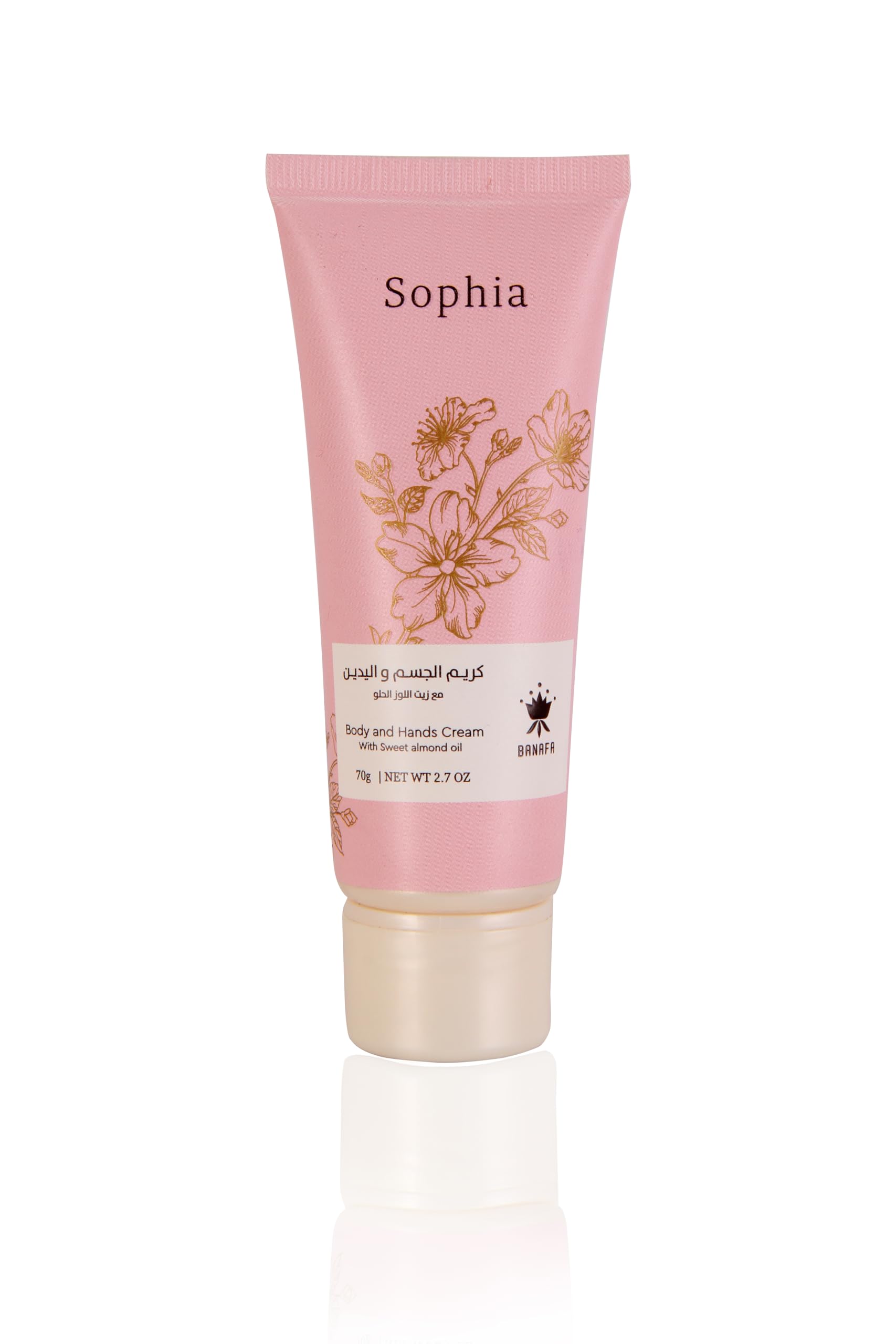 BANAFASophia Body And Hands Cream with Sweet almond oil