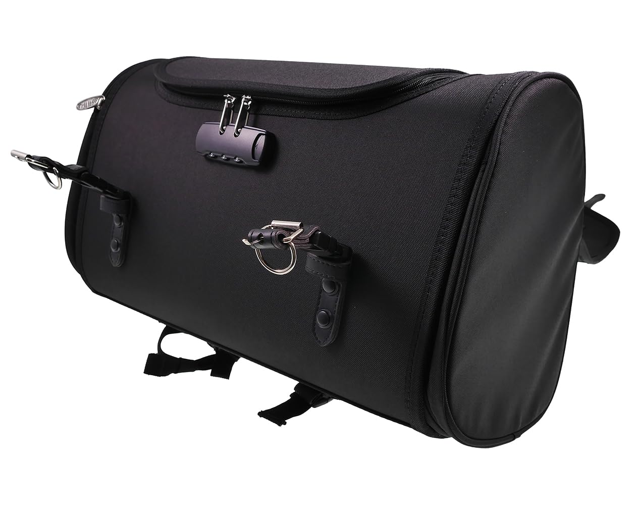 SIP Motorrad Gepäckträgertasche Classic für Vespa, Vintage Look, Nylon wasserabweisend, großes Hauptfach für Helm und Einkäufe, Zahlenschloss, inkl Regenhülle, Montage mit Gurten