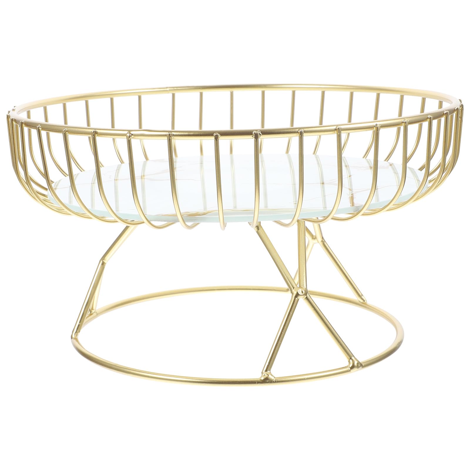 FRCOLOR 錬鉄製ワイヤーバスケット 大容量多目的フルーツホルダー 金属製バスケット キッチンカウンター用 食器とサーブウェア収納 リビン