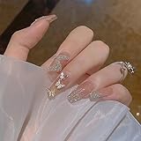 Nail patches Fake nails Detachable wearable nail patches Medium and long nail patches