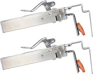 Zerodis アジャスタブル引き出し取り付けクランプ 強化されたステンレス鋼製 強力な固定機構付き 引き出し固定クランプ 適用用途 21〜50mm 幅調節可能 取り付け作業用 家具製作者向け (2個セット)