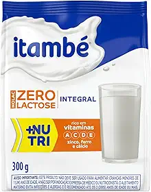 Leite em pó zero lactose itambé 300g