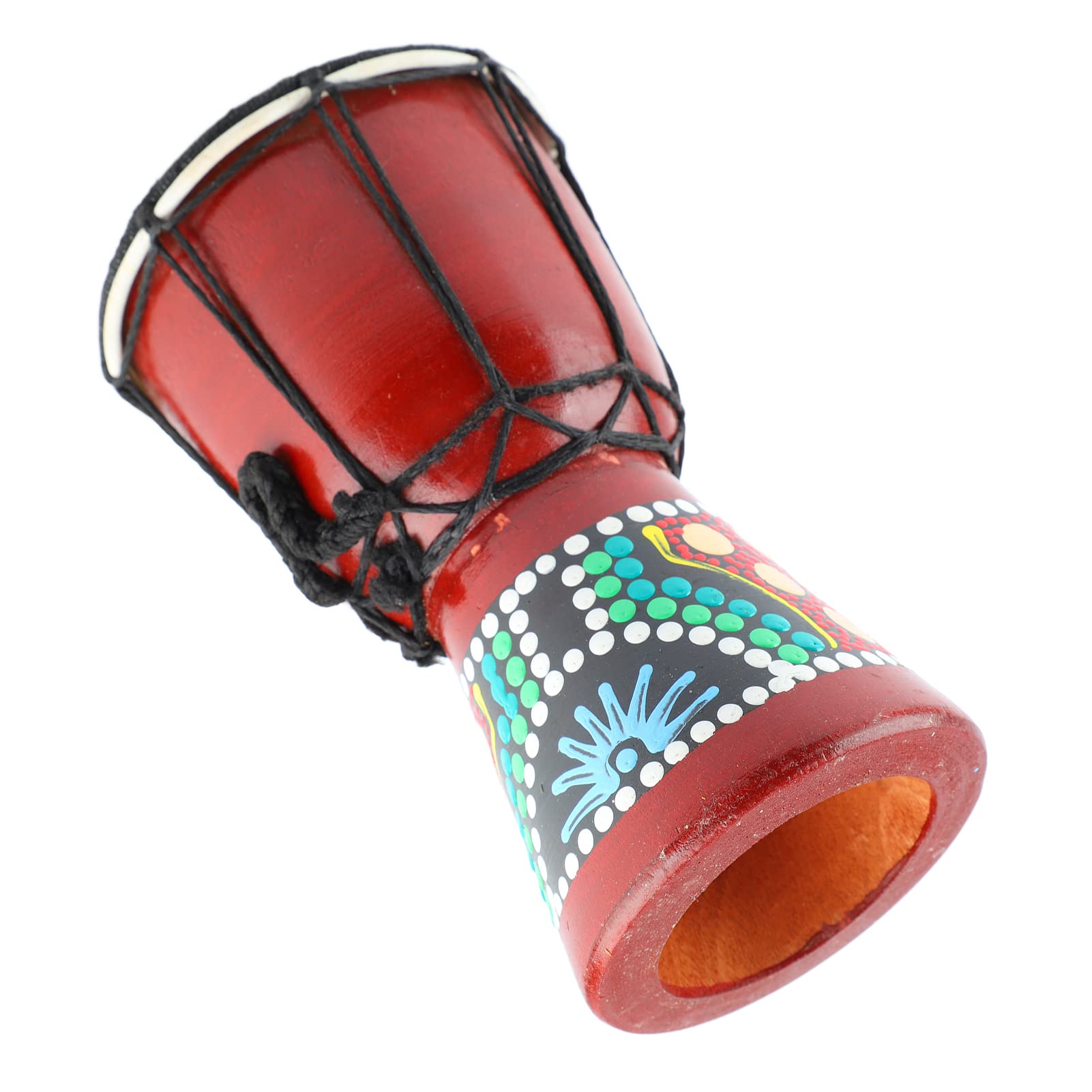 Djembe Drum Hand Carved Wooden African Hand Drum for Adults Beginners Educational Musical Instrument for Classroom Home Party