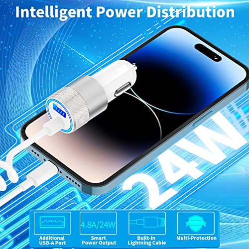 image for [Apple MFi Certified] iPhone Charger Fast Car Charging, Braveridge 4.8