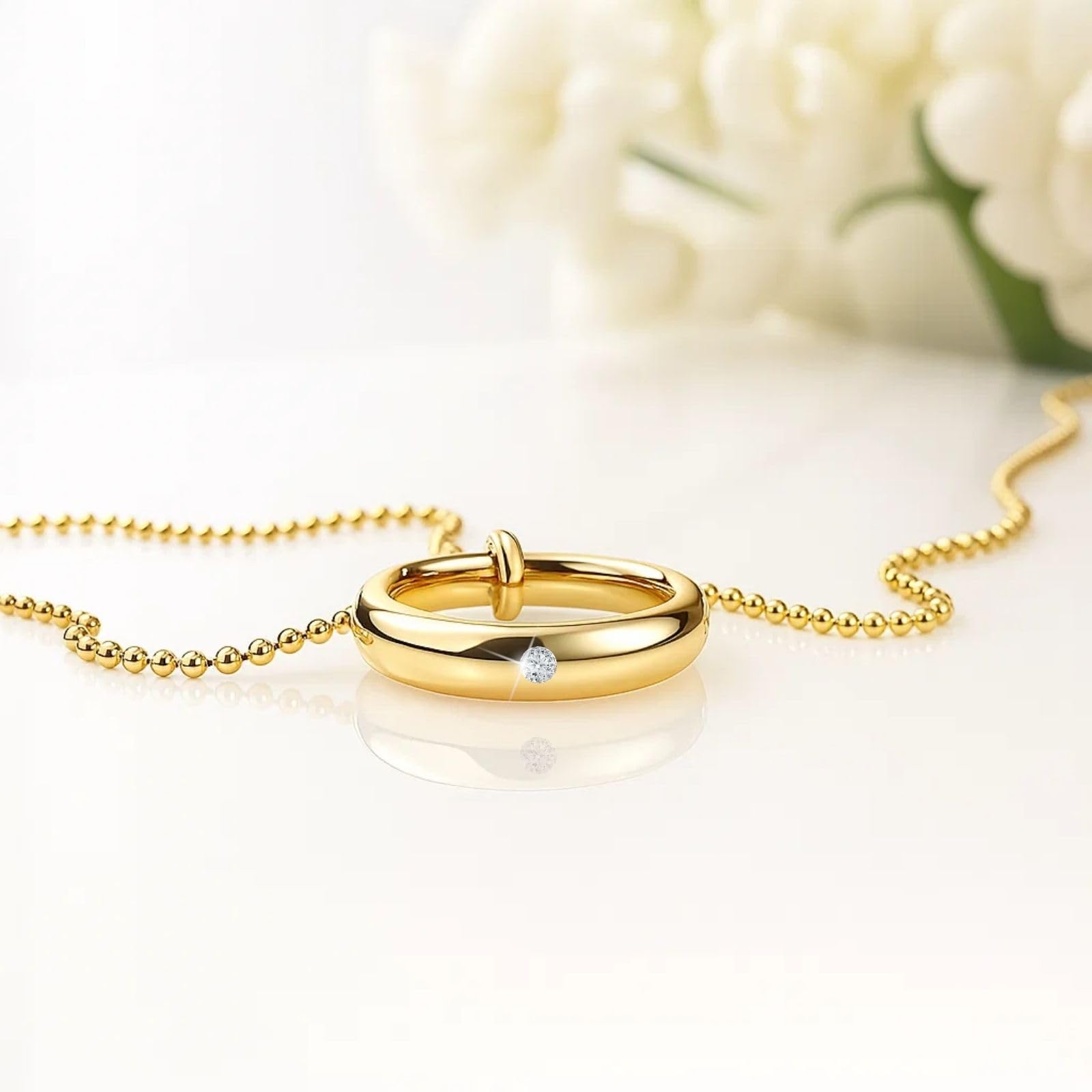fish Collana per battesimo ragazza/ragazzo/argento/oro, anello per battesimo con angelo custode, ciondolo a forma di angelo custode, collana per bambini, regalo per battesimo e nascita