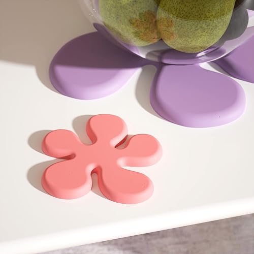 Miniatura 4 de Bandeja de posavasos de hormigón de flores lindas Molde de silicona Jesmonite resina epoxi molde de plato de joyería Inicio Plato de cena