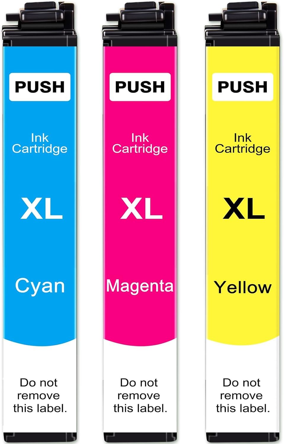 Remanufactured Ink Cartridges Replacement for Epson 802XL Ink Cartridges Combo Pack Works with Workforce WF-4720 WF-4730 WF-4734 WF-4740 EC-4020 EC-4030 (Cyan, Magenta, Yellow)