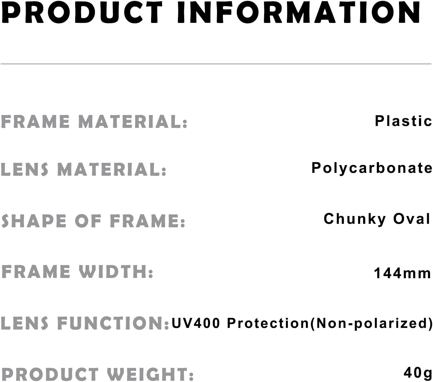 mosanana Oval Retro Trendy Sunglasses for Women 90s Style MS52371 - Image 7