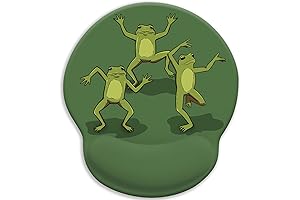 Frog Gaming Mousepad with Wrist Rest
