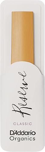 Miniatura 4 de D'Addario Cañas para clarinete orgánico Classic Bb  Cañas para clarinete  La primera y única caña orgánica  3.5+ fuerza, paquete de 10