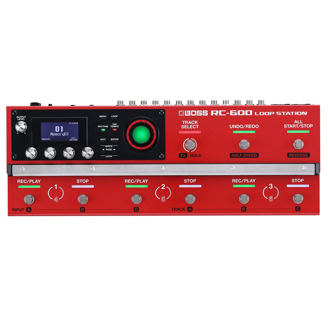 Boss RC-600 Loop-Station Looper Pedal + keepdrum Instrumentenkabel