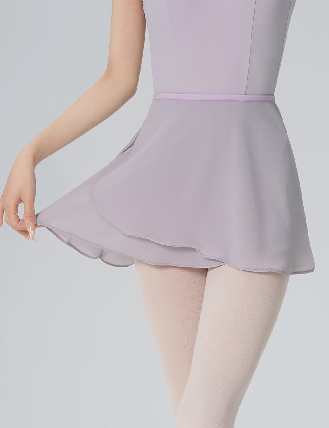 Dance Skirts for Women, Women Ballet Wrap Skirt with Adjustable Ties - Image 3
