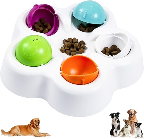 Rompecabezas para perros juguetes interactivos de dispensación de alimentos juguetes para perros cachorros rompecabezas alimentador lento perfecto disponible en Yaxa Colombia