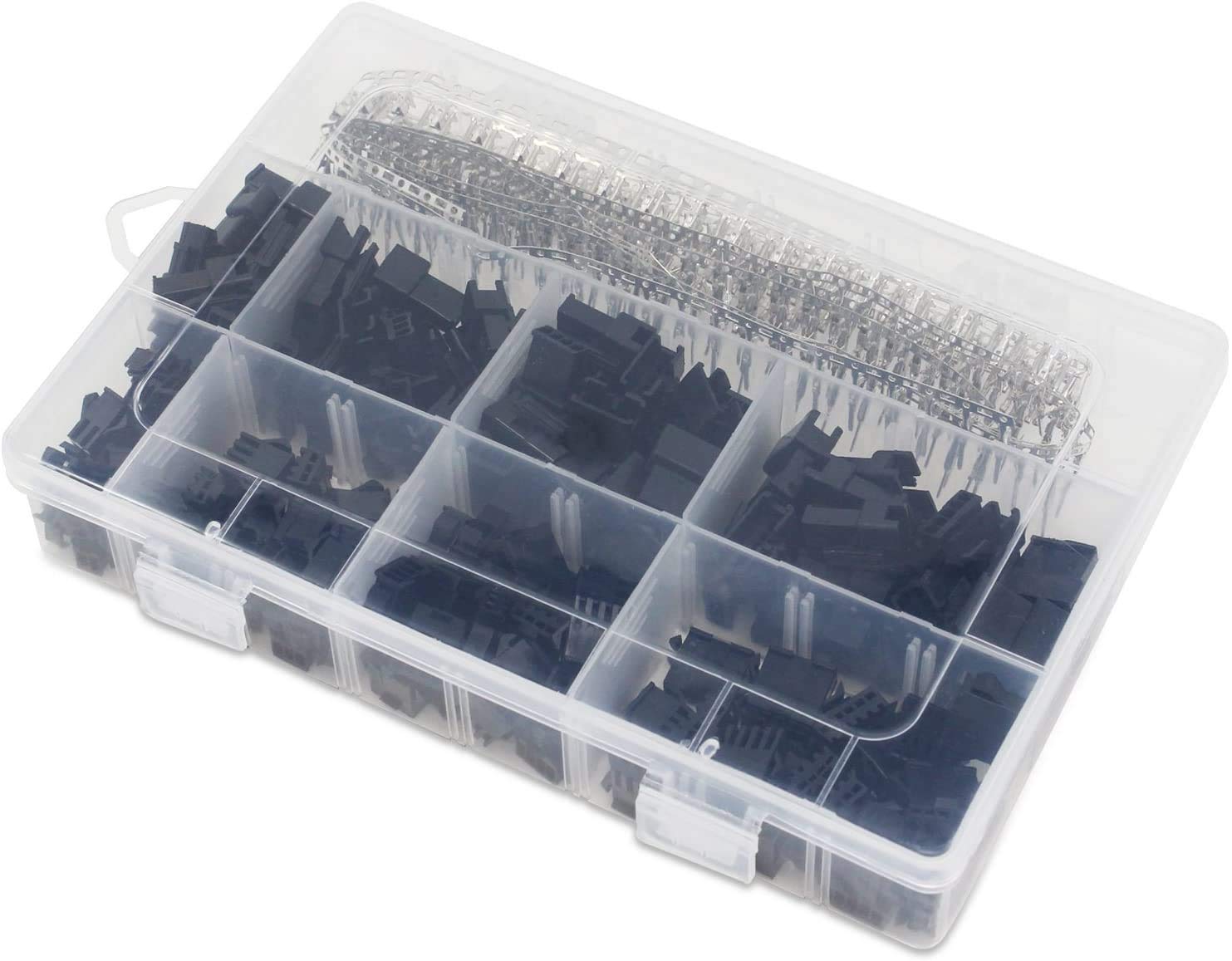 560 Pièces Kit Connecteurs JST SM 2.5mm 2-3-4-5 Pin Mâle Femelle - Assortiment Complet Pour Électronique