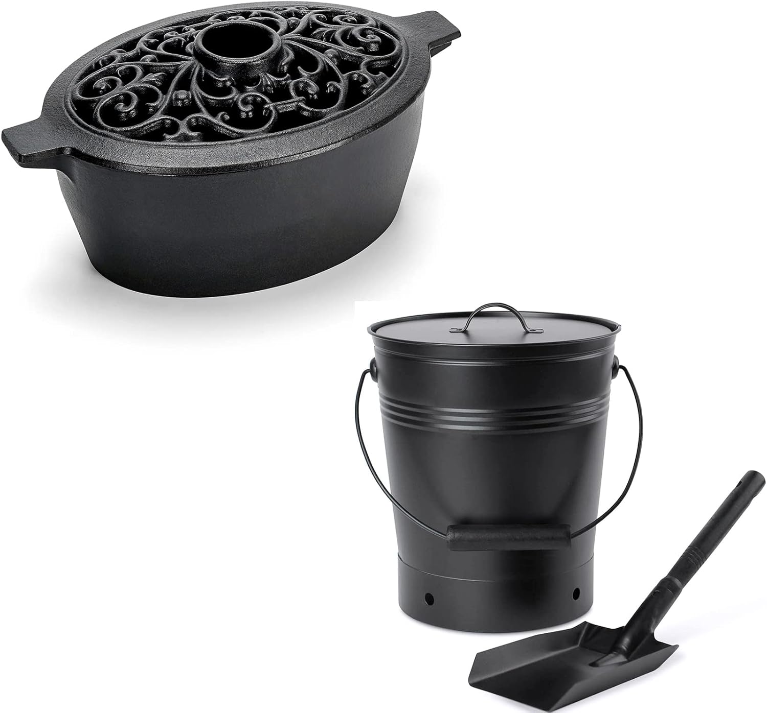 Wood Stove Steamer, Ash Bucket with Lid