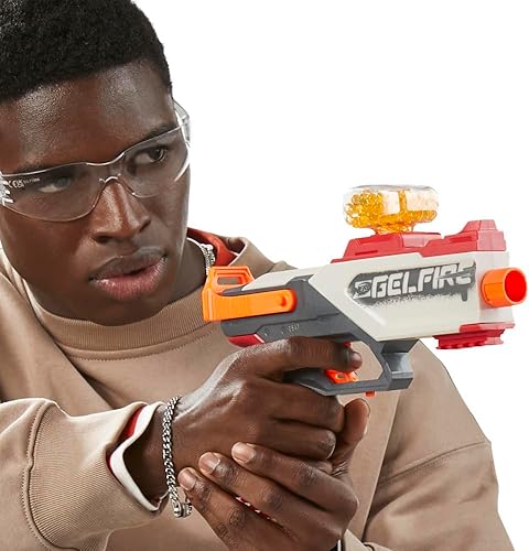 Miniatura 5 de Nerf Pro Gelfire Legion Spring Action Blaster, 5000 rondas, 130 tolva, gafas protectoras, fuego de golpe, a partir de 14 años