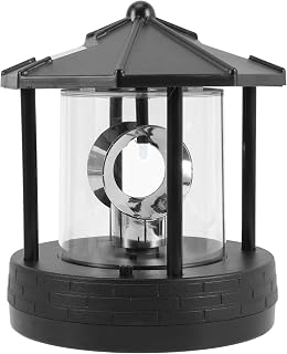 TOYANDONA Solar Lighthouse Decorative Light Solar-Powered Outdoor Garden Decor Led