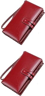 2Pcs Carteira Com Zíper Carteira Feminina Organizador Carteira Carteira De Escritório Carteira Fina Clipe De Dinheiro Carteira Feminina Bolsas Femininas Carteira De Embreagem