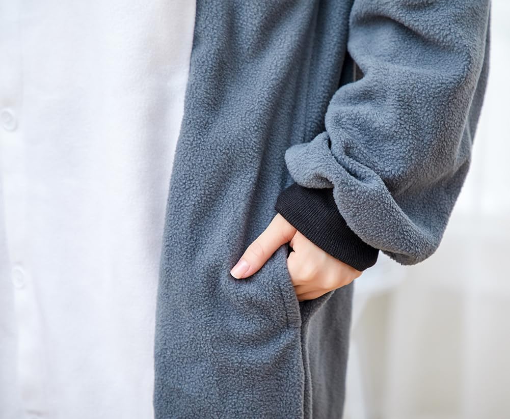 Adult Animal Onesie Pajamas Halloween Cosplay Costume Sleepwear for Women and Men - Image 5