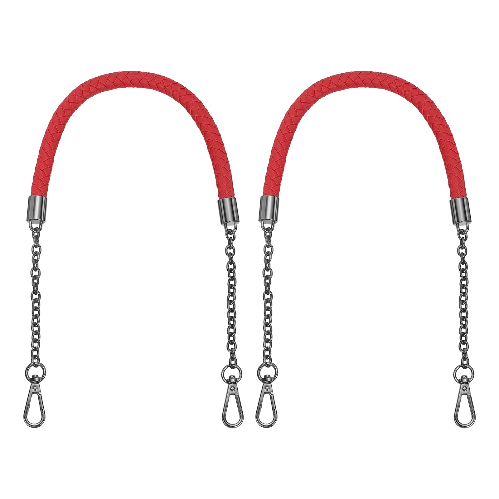 Correas de cuero sintético para monedero y bolsos de hombro con hebilla negra, 2 unidades 7