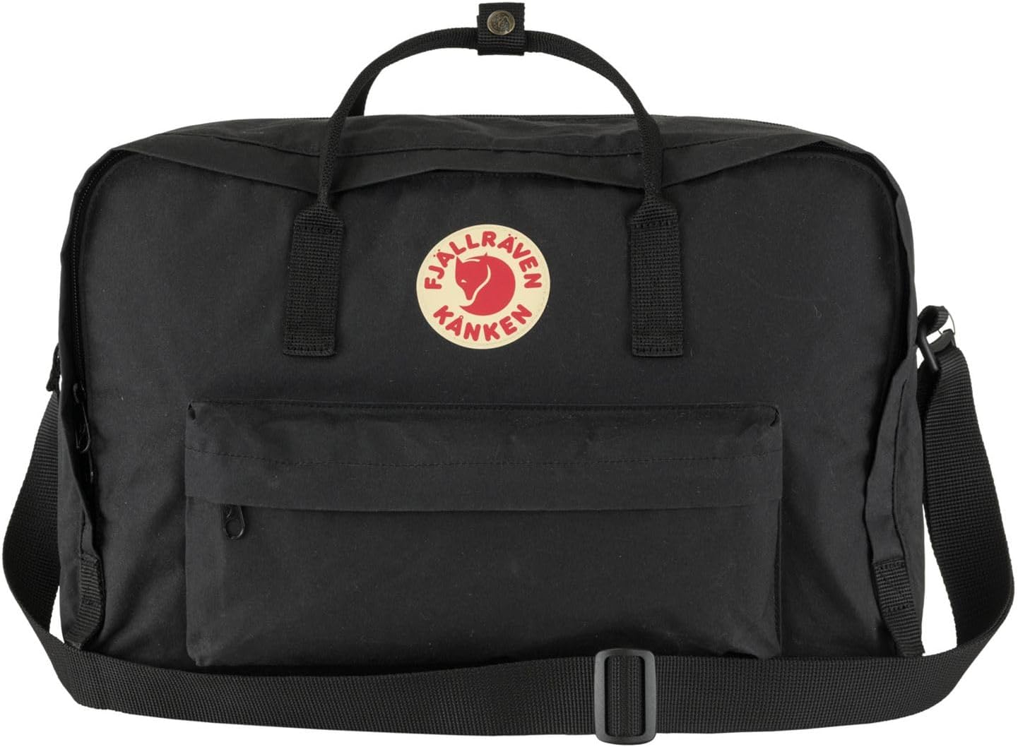 Fjallraven Kanken Weekender Bag, Large Travel Tote and Duffel for Overnight and Everyday Carry, Black