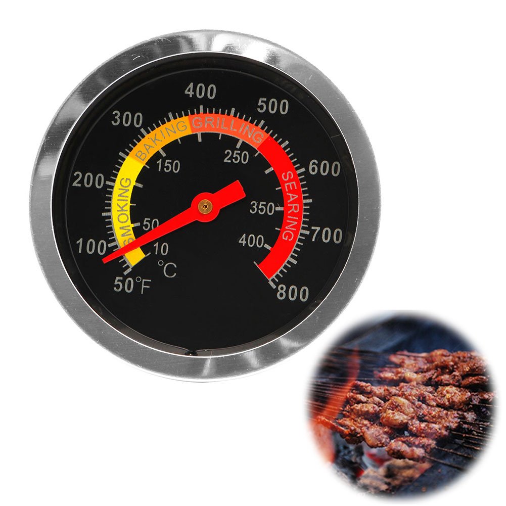 Termometro da forno per barbecue affumicatore per barbecue in acciaio inossidabile da 0-400 gradi Termometro per uso domestico Celsius  1420