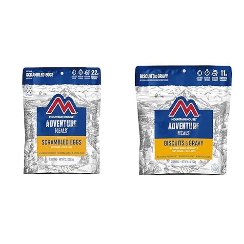 Mountain House Scrambled Eggs with Bacon | Freeze Dried Backpacking