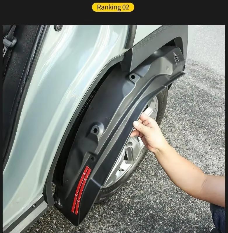 Guardabarros de coche para Toyota RAV-4 contra salpicaduras 5