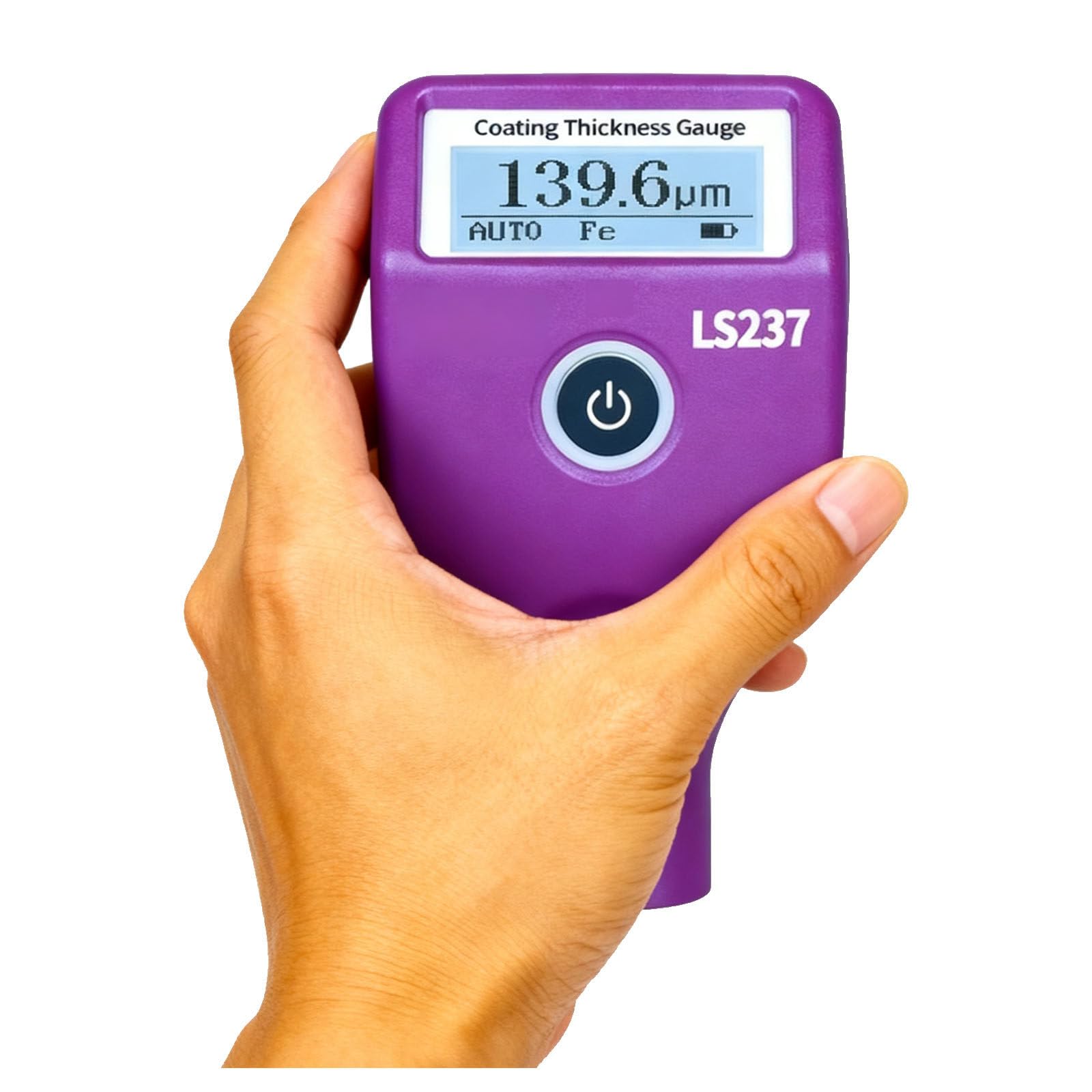 LjyAeono Digital Automotive Paint Thickness Meter Handheld Fe/NFe Type Coating Thickness Gauge with 0 to 3500um Measuring Range