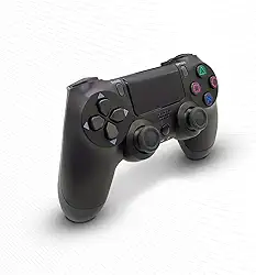 Controle Bluetooth Recarregável Touchpad Vibração Dupla Preto (82, Preto)