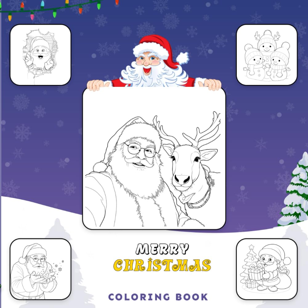 Merry Christmas Coloring Book