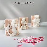 Vista 25 de Soap Molds，Silicone Molds for Soap Candle Molds Soap Molds for Soap Making Soap Making Supplies Soap Mold for DIY Artcraft Gift Home Decoration