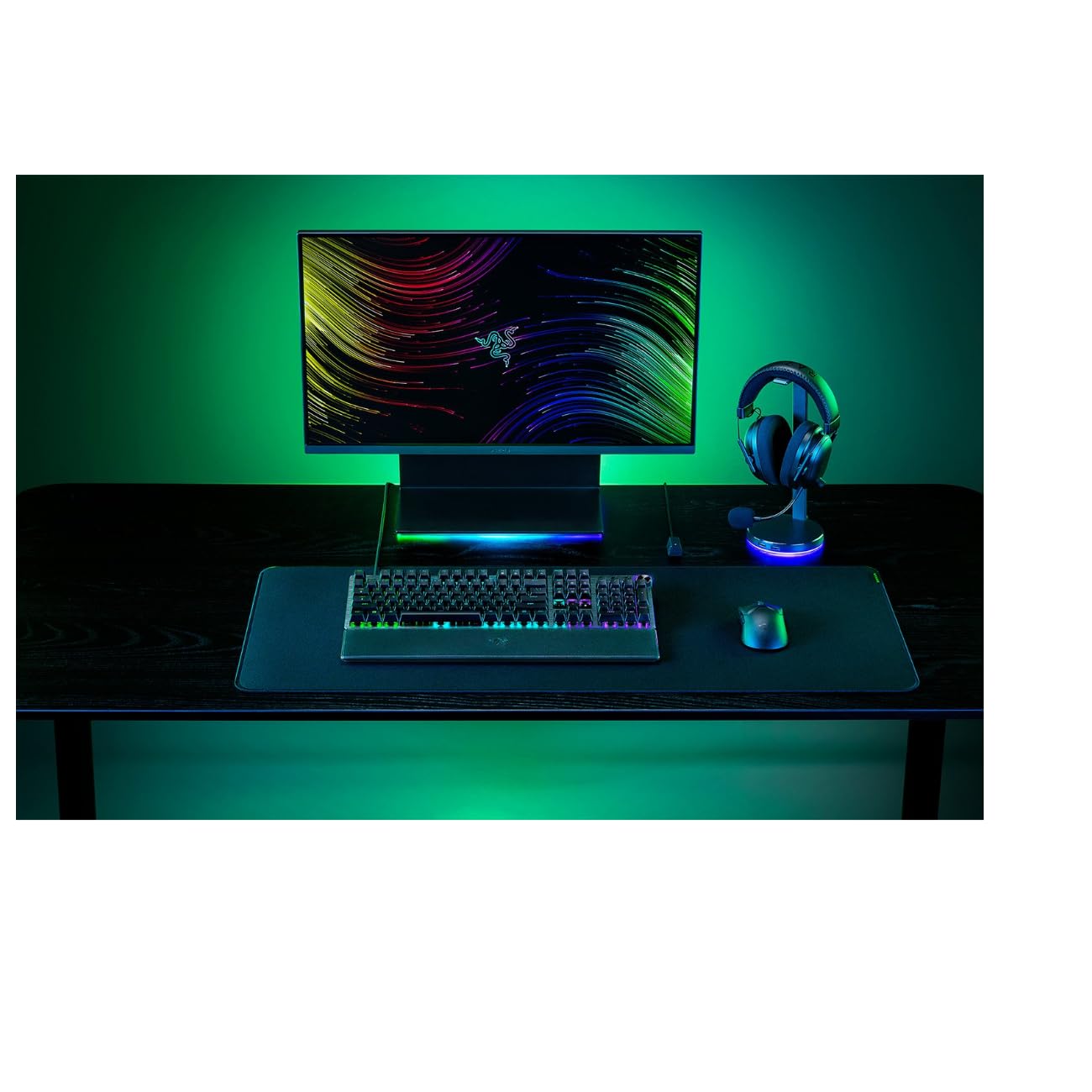 Razer Huntsman V3 Pro - analogowa optyczna klawiatura e-sportowa Snap Tap & Rapid Trigger (tryb szybkiego ognia, wielofunkcyjny regulator obrotowy, nasadki klawiszy Doubleshot PBT) układ DE, kolor
