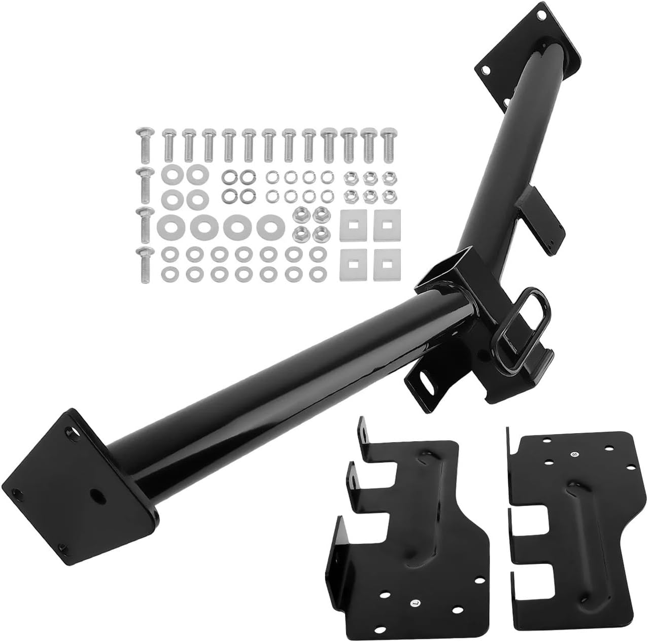 Trailer Hitch Receiver Rear Bumper Compatible for Silverado GMC Sierra 1500 1999-2013 Class