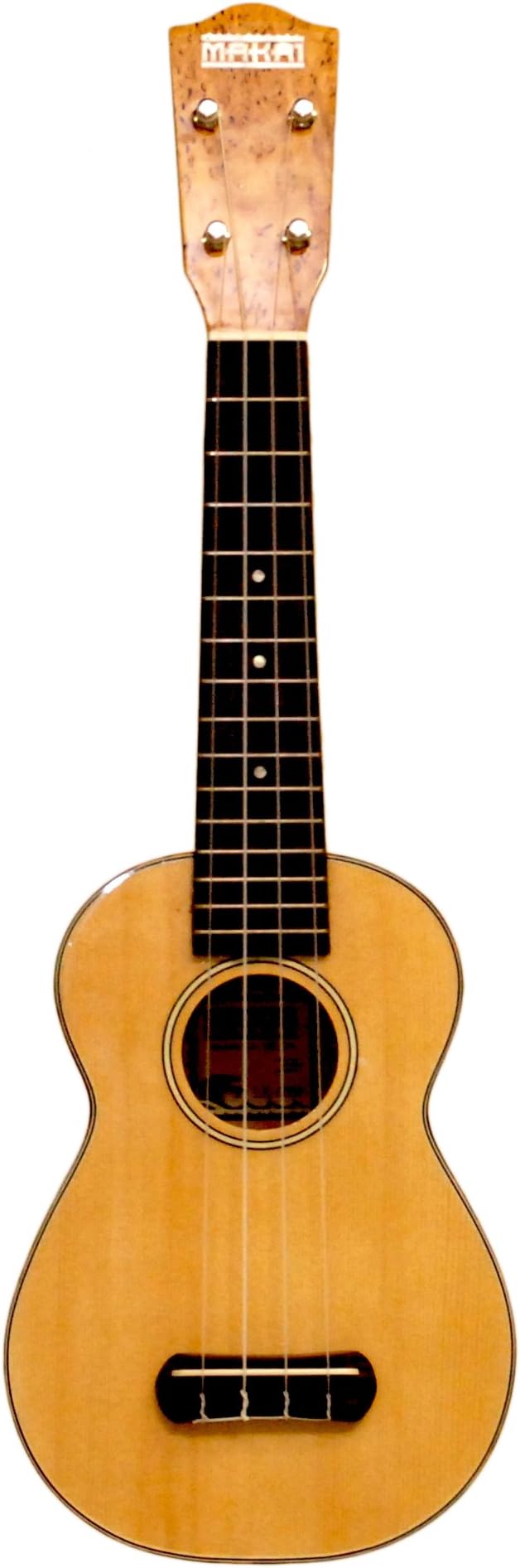 Makai LK-60M Solid Spruce Marblewood Soprano Ukulele