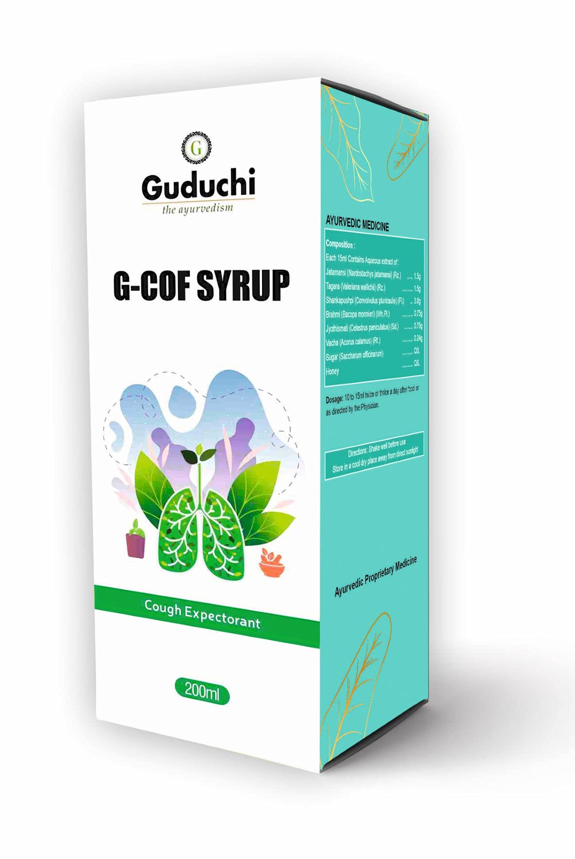 Guduchi Ayurveda G-cof syrup | Helpful in chest and nasal congestion (B09D8PDKP5) Amazon Price History, Amazon Price Tracker