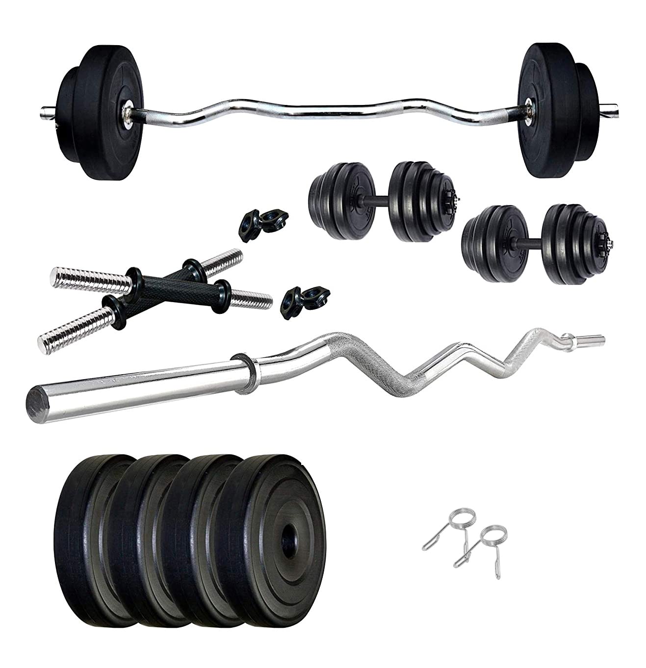 Protoner Home Gym 12 kgs, 3 kg x 4 Plates, 1 x 3 feet bar,2 x Dumbbell rods (B09WRBBMB4) Amazon Price History, Amazon Price Tracker