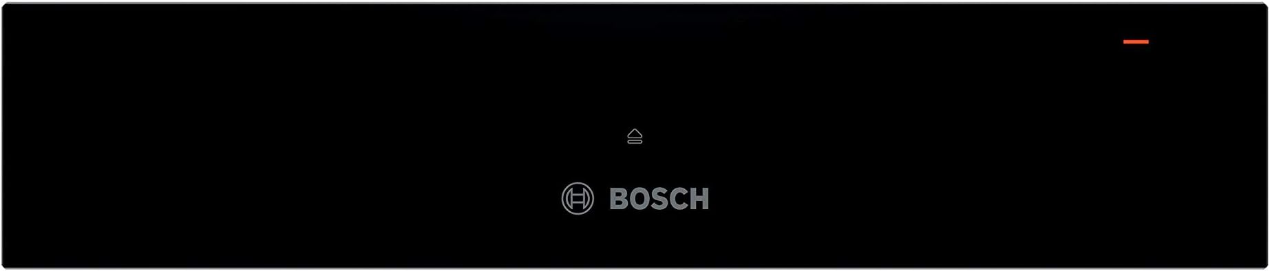 Bosch BIC510NB0 Series 6 Heat Drawer 14 x 60 cm, 23 Litre, Max. 64 Espresso Cups / 14 Plates, Continuous Temperature Control, Push-Pull Mechanism, Keep Food Warm, Preheat Dishes, Black