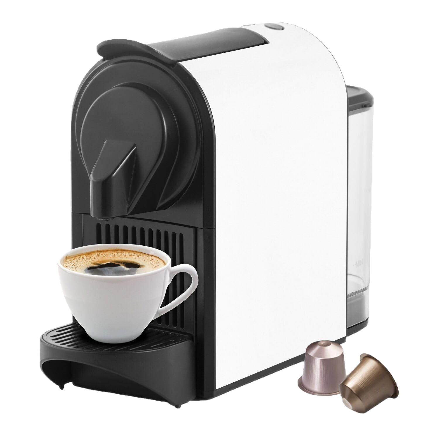 Cafetera, Máquina De Café Espresso, Apta para El 99% De Las Cápsulas Nespresso, Depósito De Agua Extraíble De 800 Ml, Bomba Italiana ODE De 20 Bares